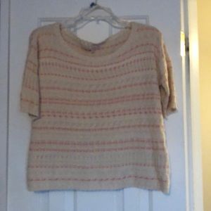 Short sleeve sweater